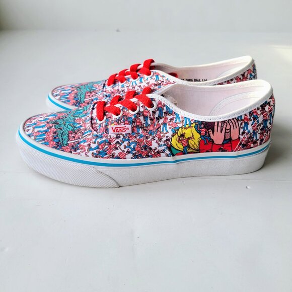 Vans Off The Wall x Where's Waldo Classic Skate Sneakers Women's 7 / Men's 5.5 - Picture 3 of 12